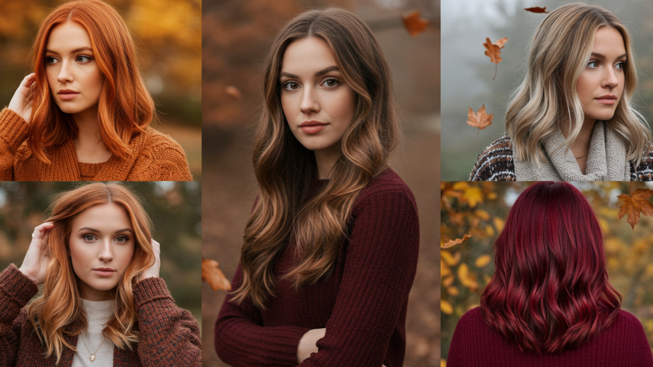 Latest hair color trends for fall 2025